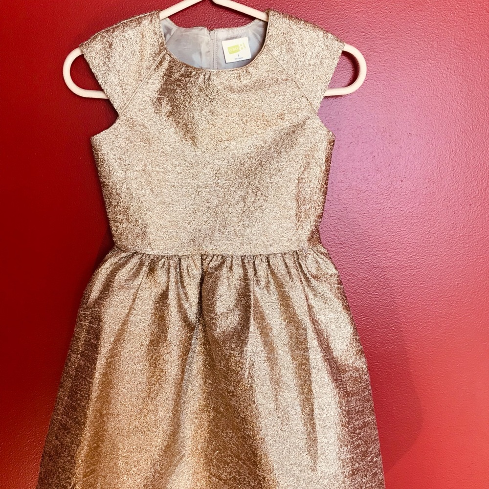 Gold dress